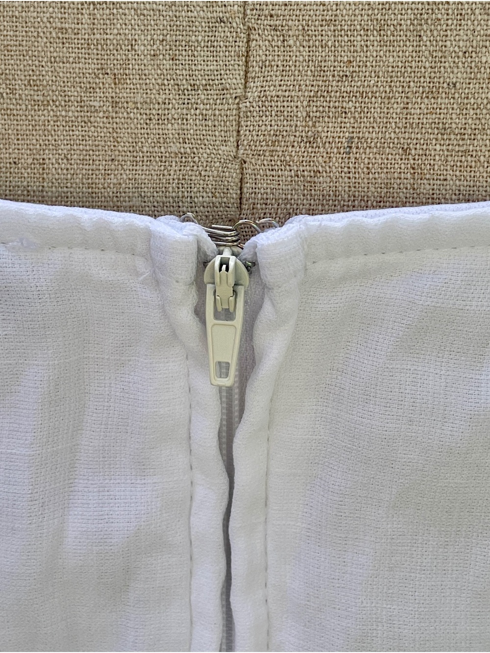 Trixxi White Puff-Sleeve Wrap Mini Dress Size Medium-Brand New ✨ - Picture 7 of 11
